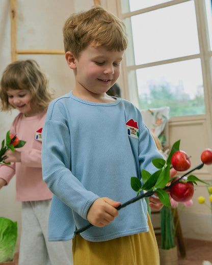 Ribbed Color Block Loungewear