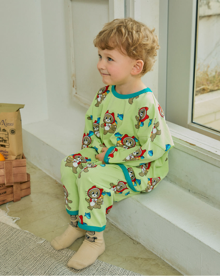 Cotton Modal All-Over Loose Fit Loungewear