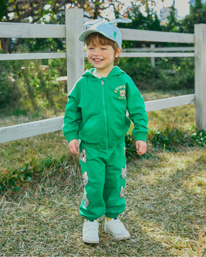 French Terry Point Hoodie Set