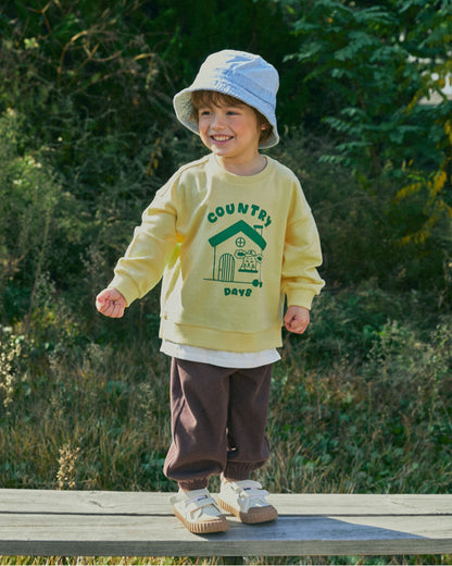 Mini French Terry Layered Sweatshirt