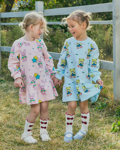 Mini French Terry All-Over Dress