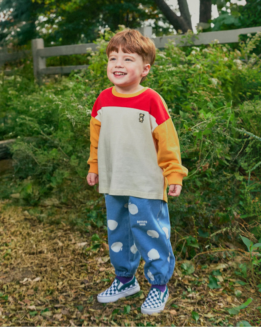 Single Jersey Color-Block T-Shirt