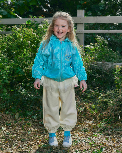 Nylon Shirring Lightweight Jumper