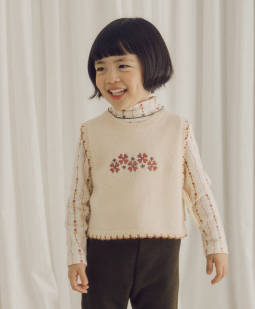 [26W] Atelier Embroidered Knit Vest