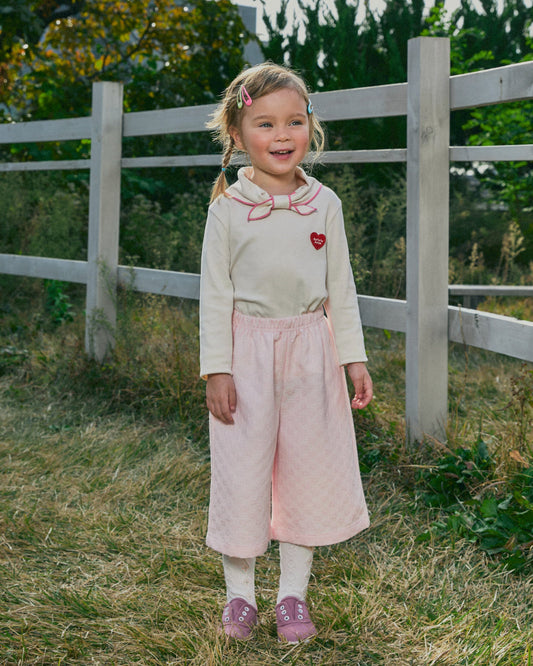 Woven Jacquard 3/4 Pants