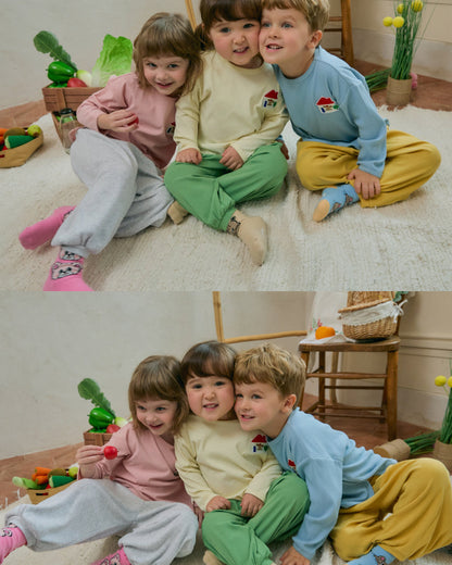 Ribbed Color Block Loungewear