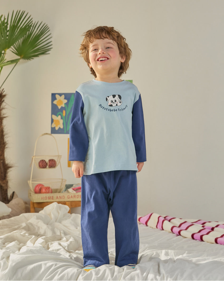 Bamboo Color Block Loungewear