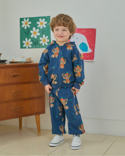 Mini French Terry All-Over Hoodie Set