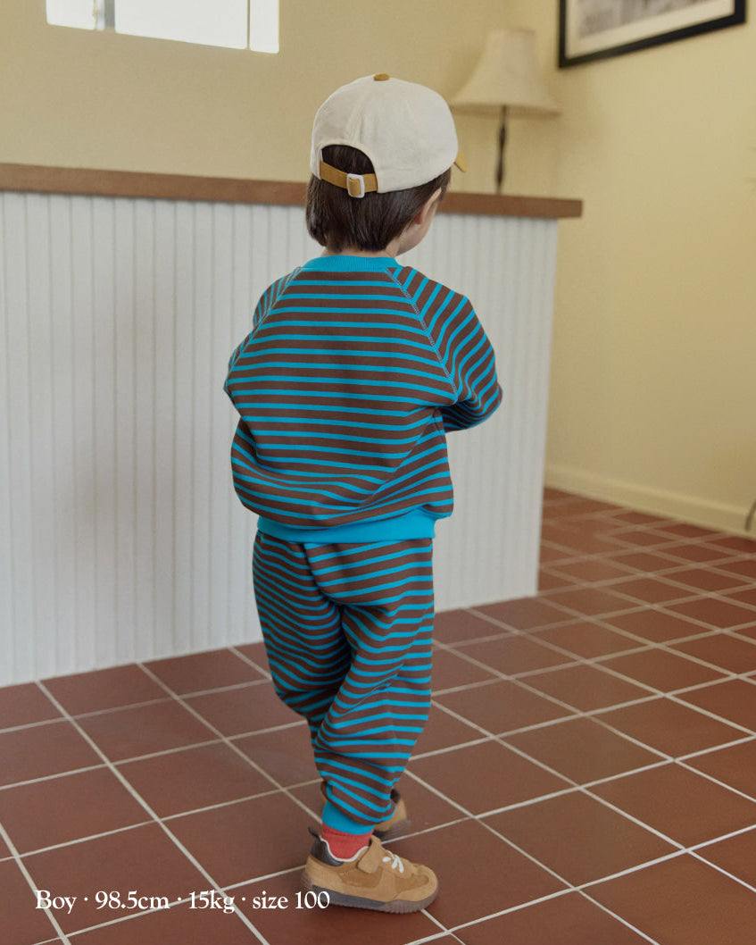 [26F] Terry Striped Stitch Set