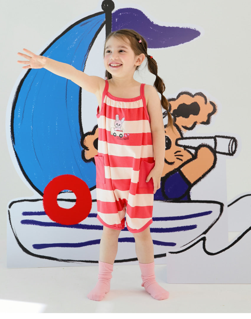 [26S] Stripe Jumpsuit