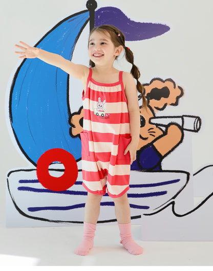 [26S] Stripe Jumpsuit