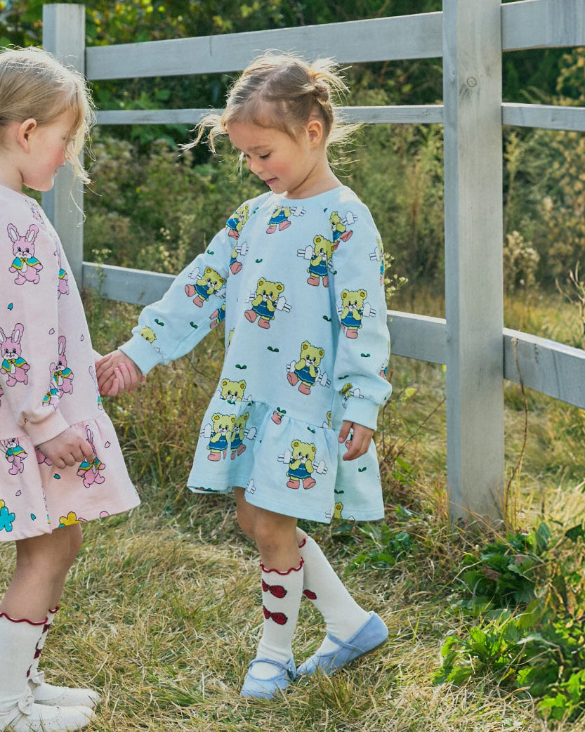 Mini French Terry All-Over Dress