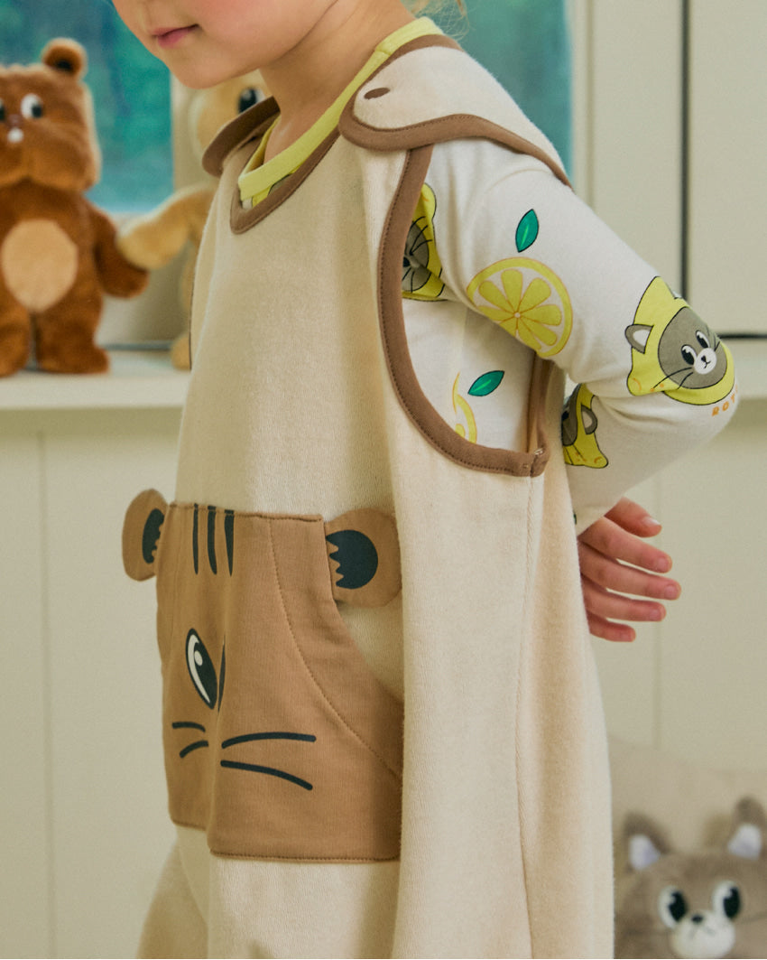 Terry Pocket Sleepwear Vest