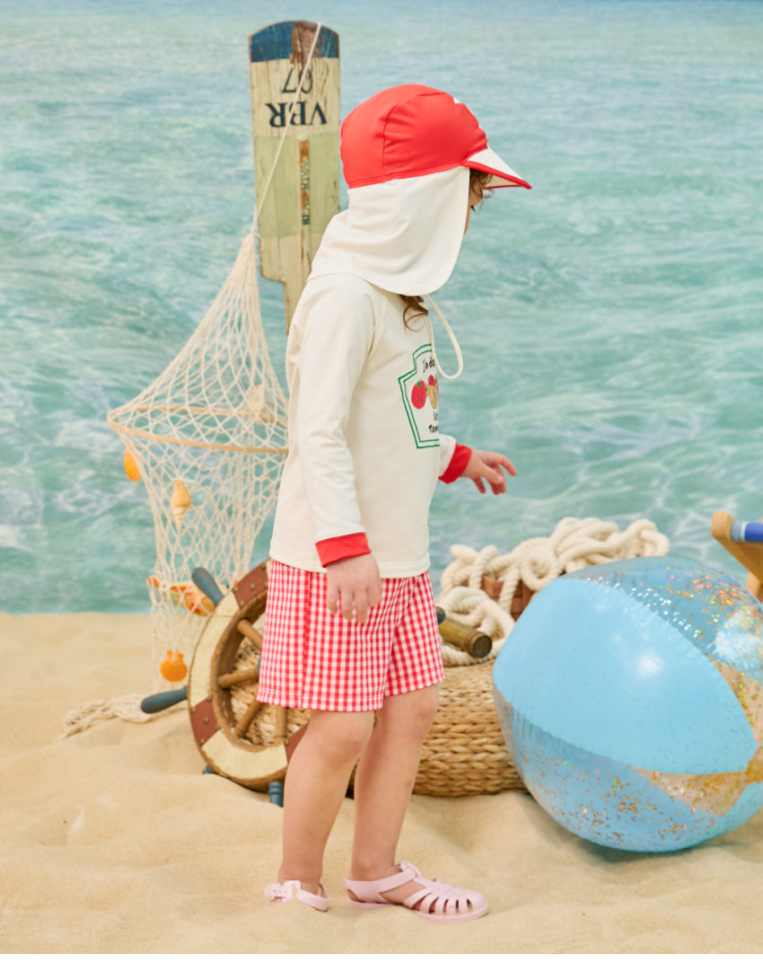 [26S] Check Point Rashguard Hat Set