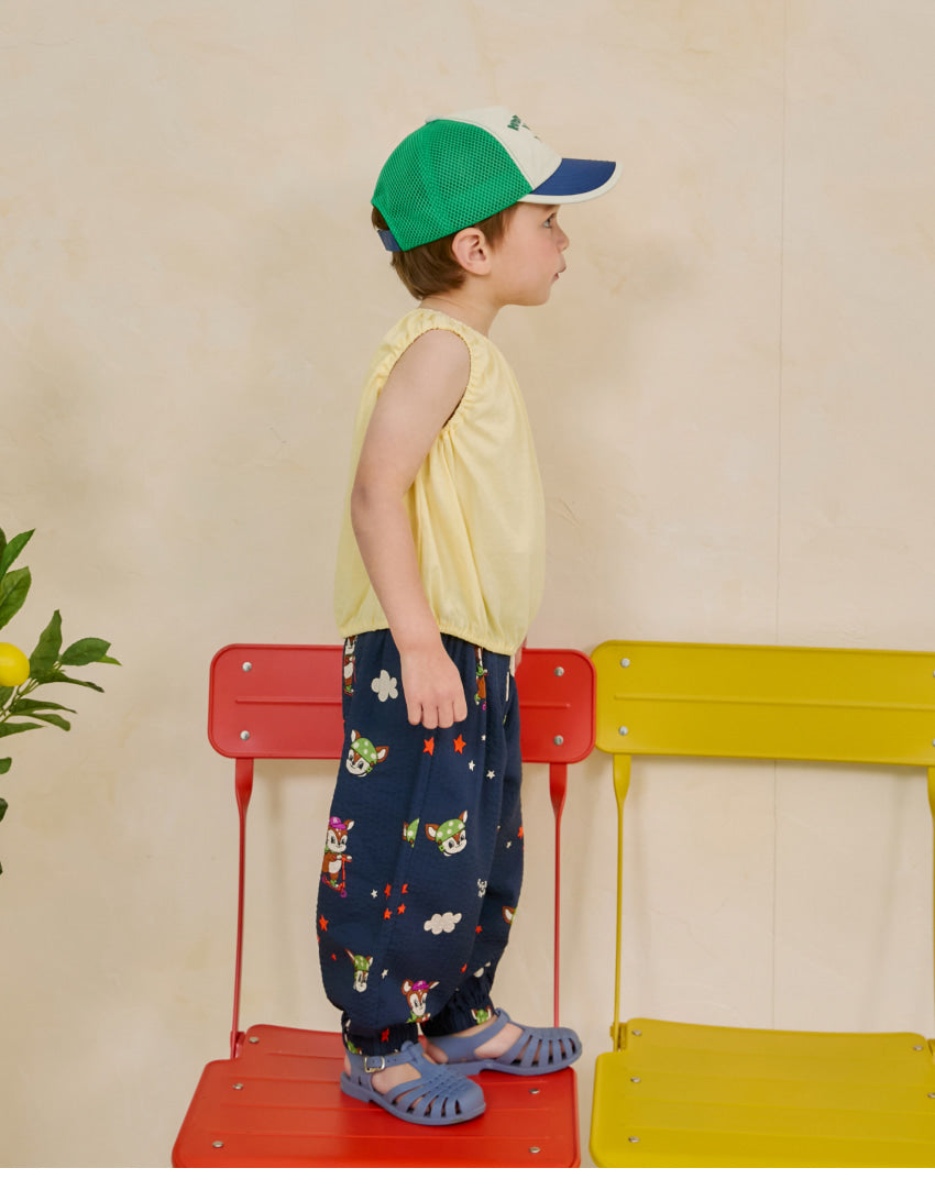 [26S] All-Over Seersucker Relaxed Pants