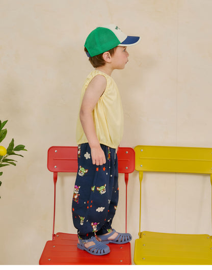 [26S] All-Over Seersucker Relaxed Pants