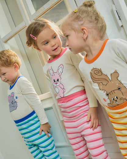 Enzyme Stripe Point Loungewear