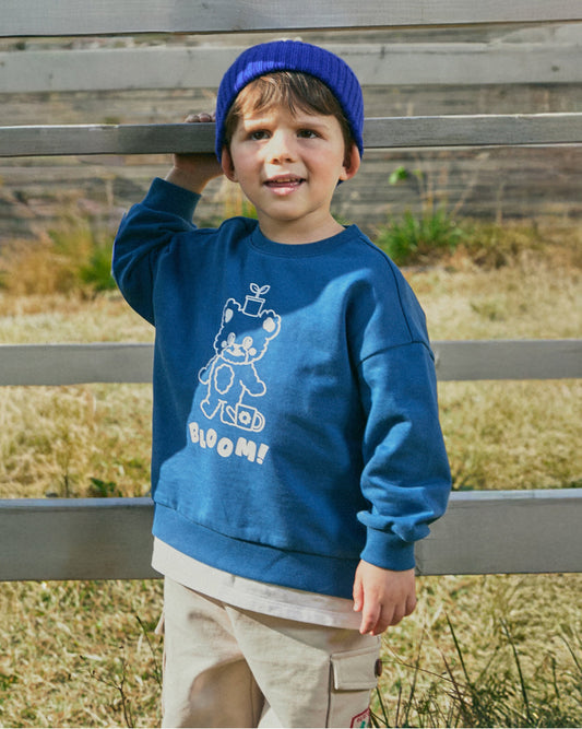 Mini French Terry Layered Sweatshirt