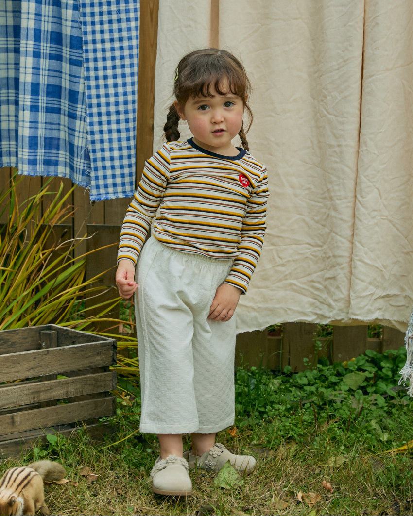 Stretch Rib Stripe T-Shirt