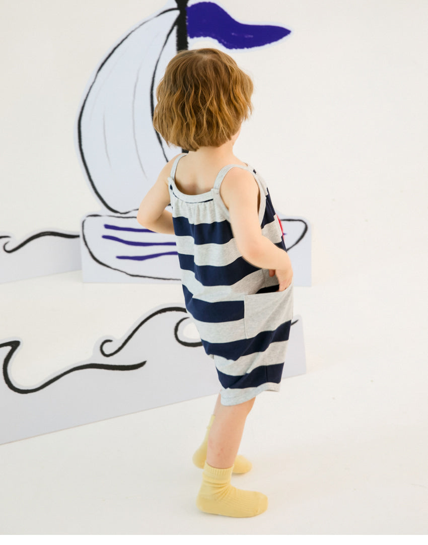 [26S] Stripe Jumpsuit