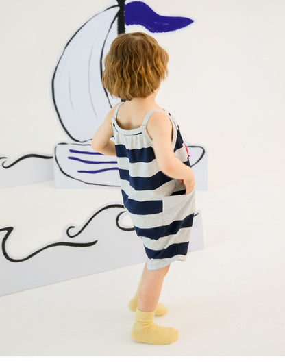 [26S] Stripe Jumpsuit
