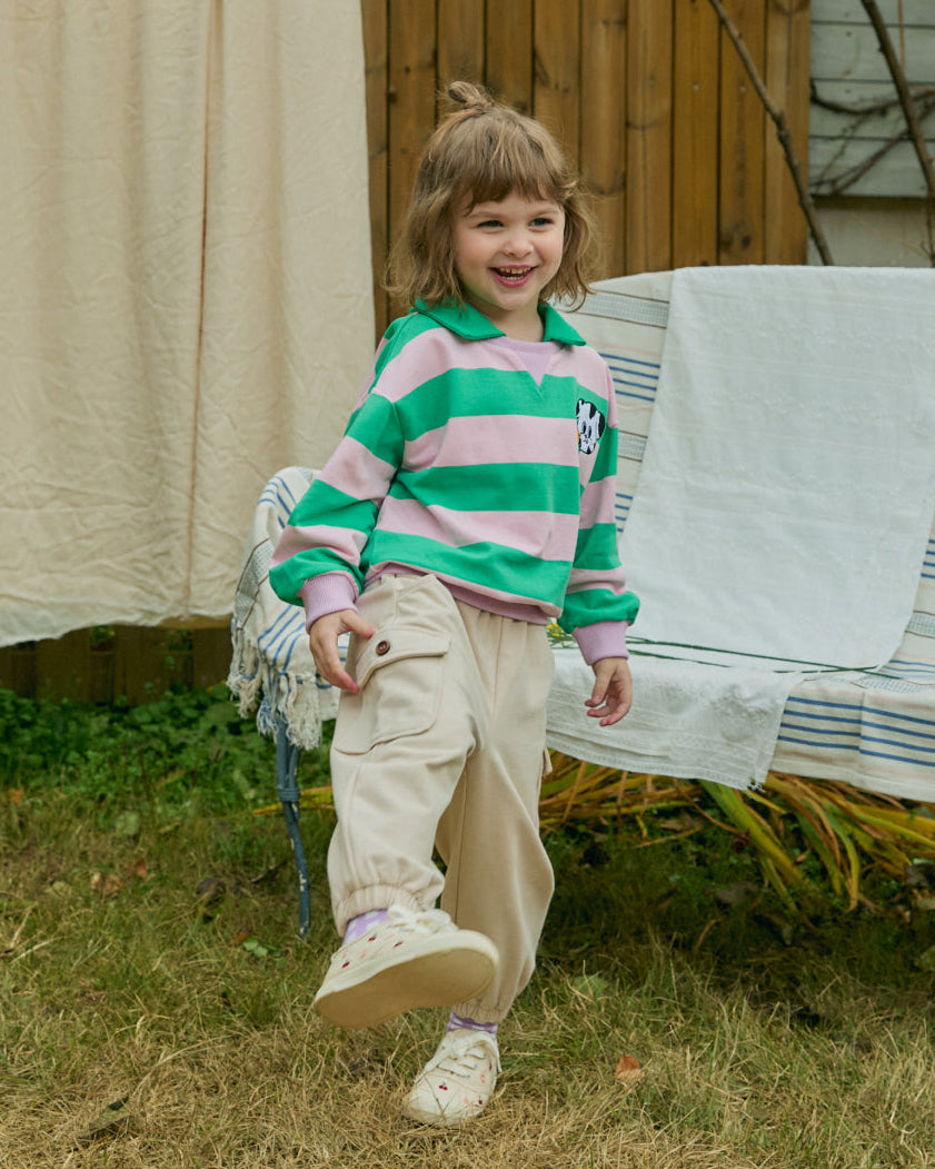 Mini French Terry Cargo Jogger Pants