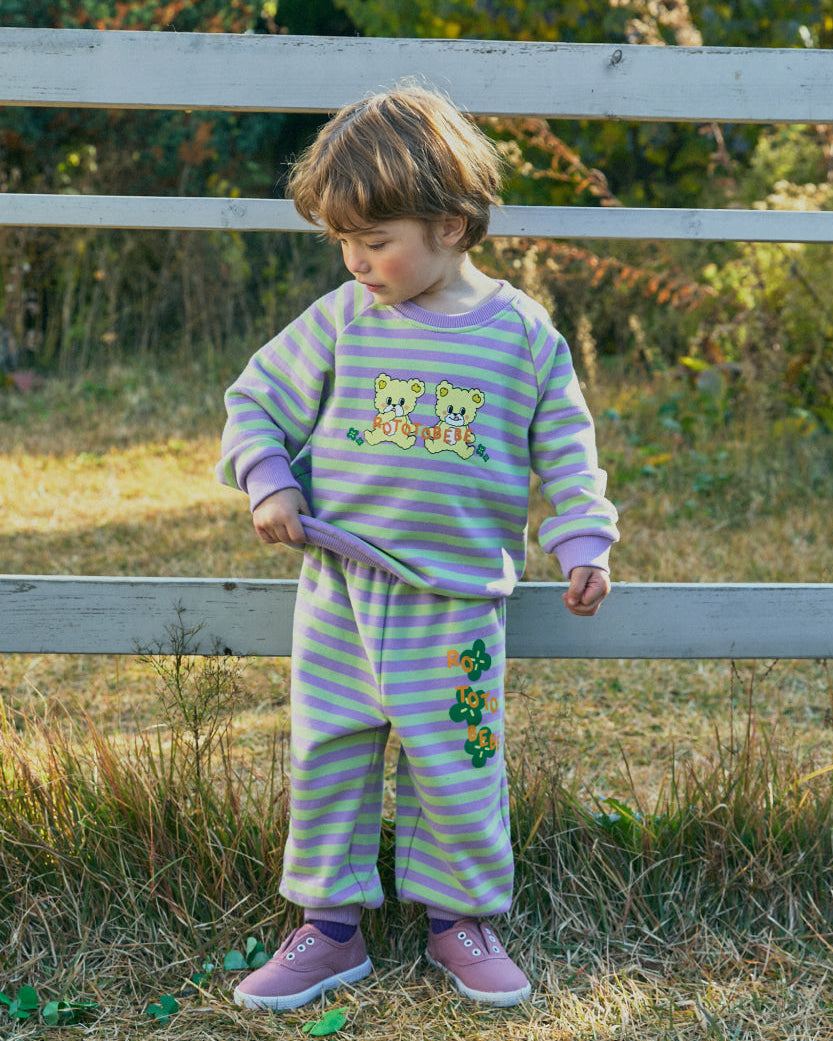 Mini French Terry Stripe Set