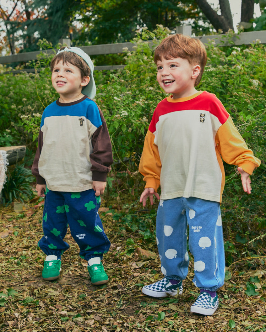 Jersey Denim All-Over Jogger Pants