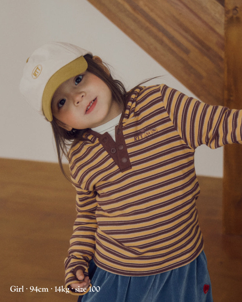 [26W] Atelier Brushed Stripe Hooded T-shirt