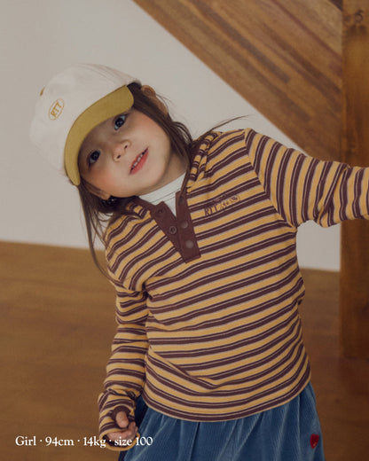 [26W] Atelier Brushed Stripe Hooded T-shirt