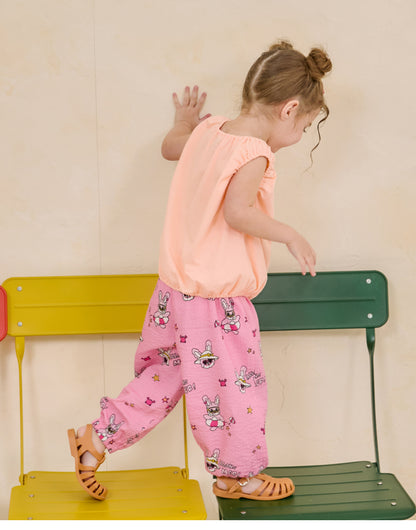 [26S] All-Over Seersucker Relaxed Pants