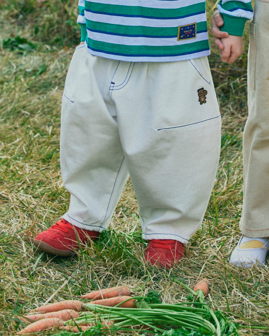 Denim Bloomers Back Point Pants