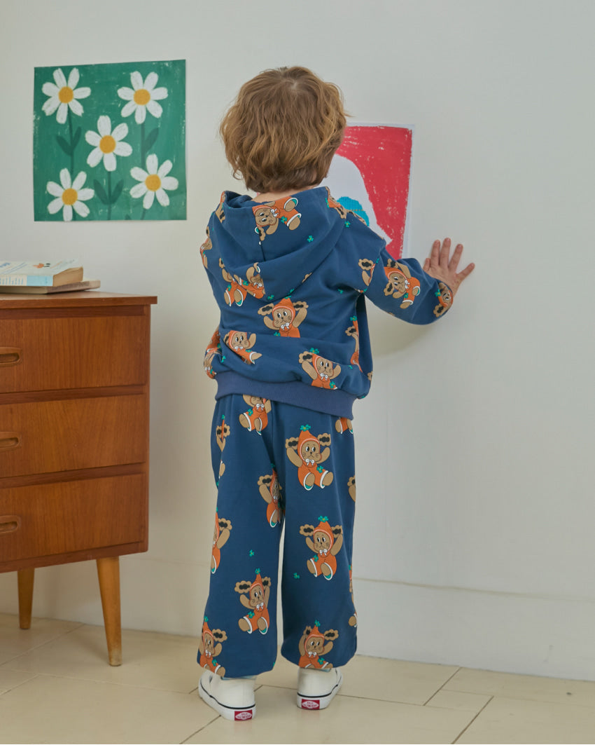 Mini French Terry All-Over Hoodie Set