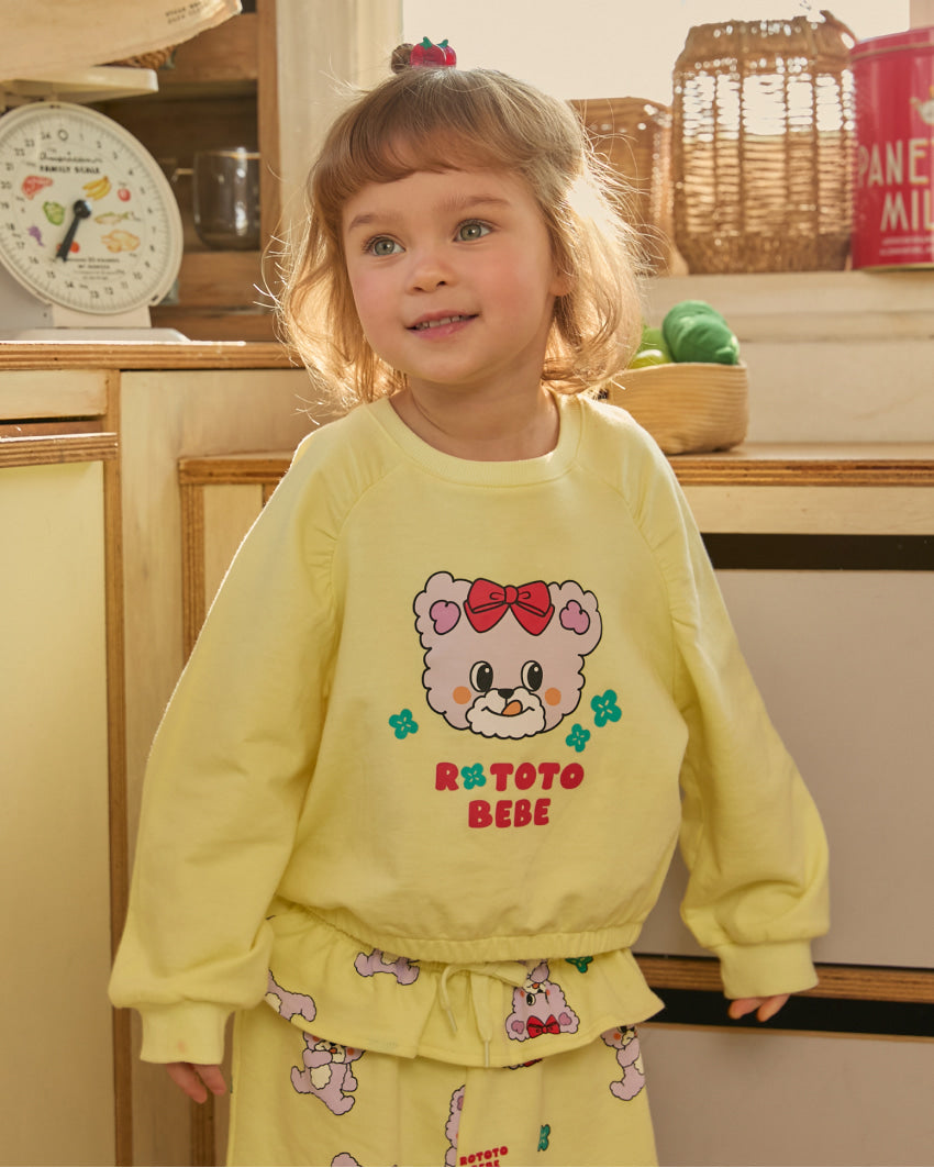 Mini French Terry Shirring Point Set