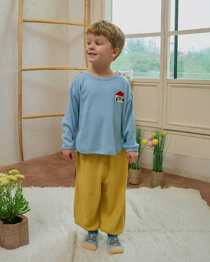 Ribbed Color Block Loungewear