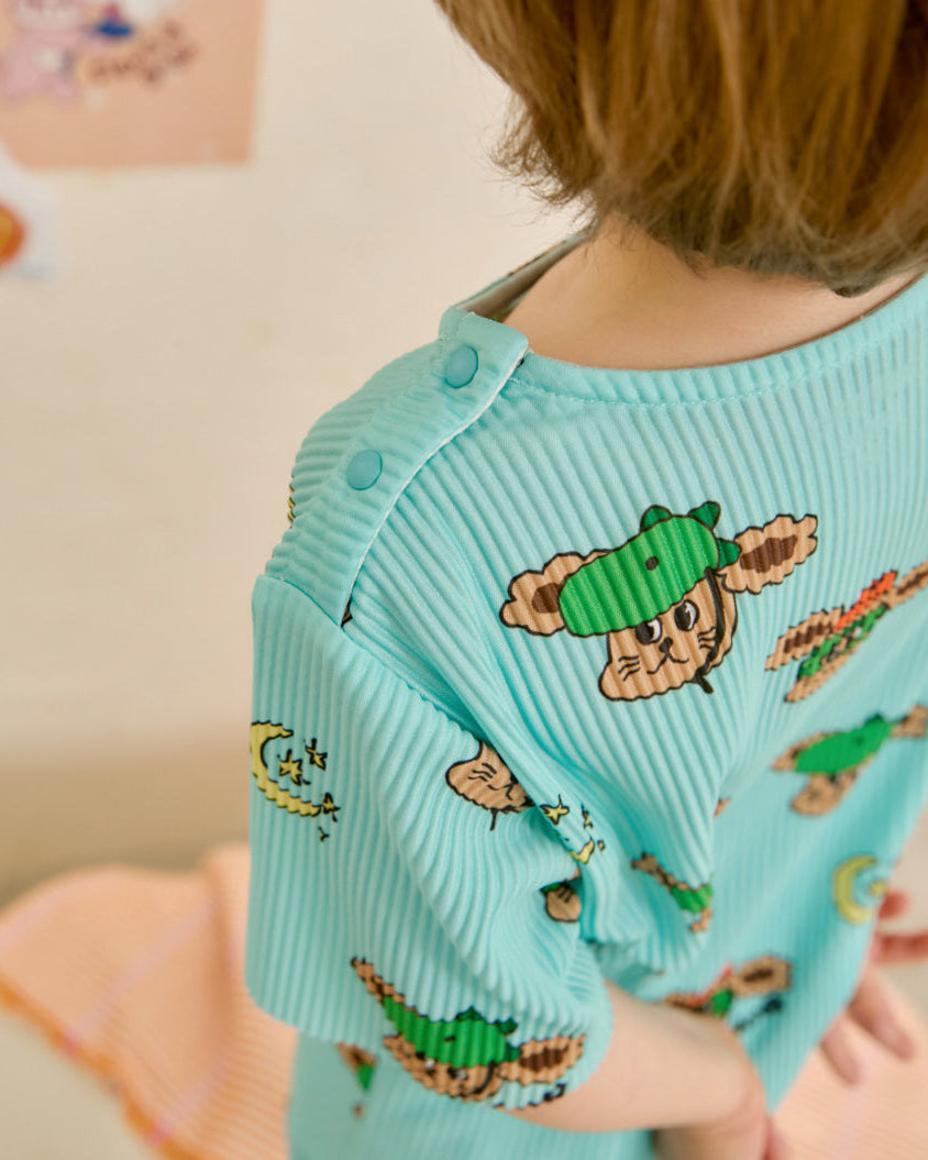 [26S] Crinkle All-Over Loungewear