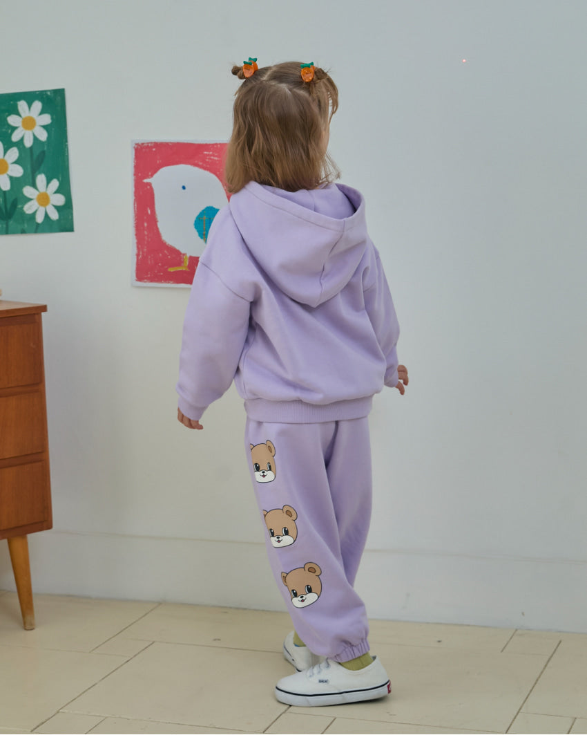 French Terry Point Hoodie Set