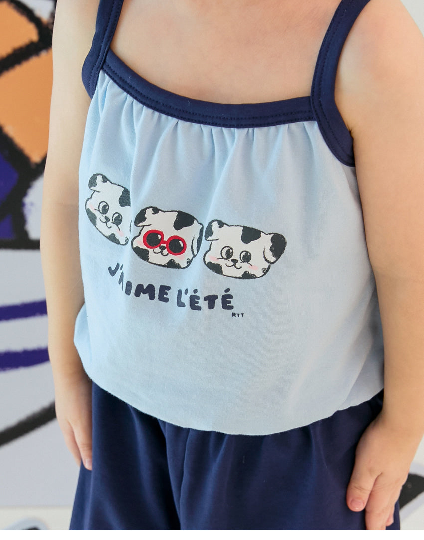 [26S] Cotton Modal Strap Loungewear