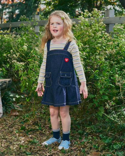 Denim Pocket Overall Dress