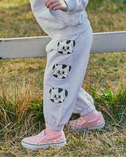 French Terry Point Hoodie Set