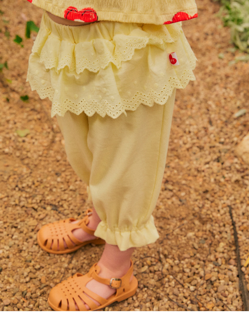 [26S] Frill Lace Pants