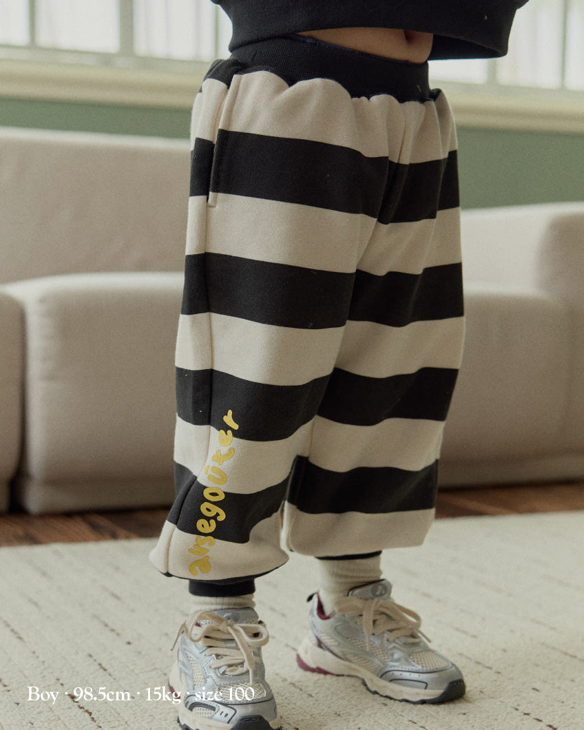 [26F] Terry Striped Point Set