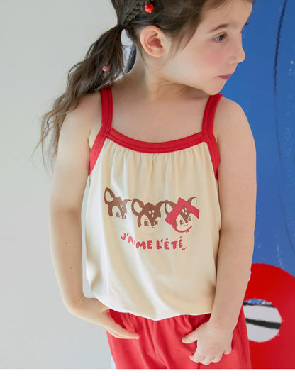 [26S] Cotton Modal Strap Loungewear