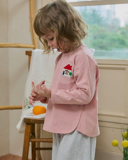 Ribbed Color Block Loungewear