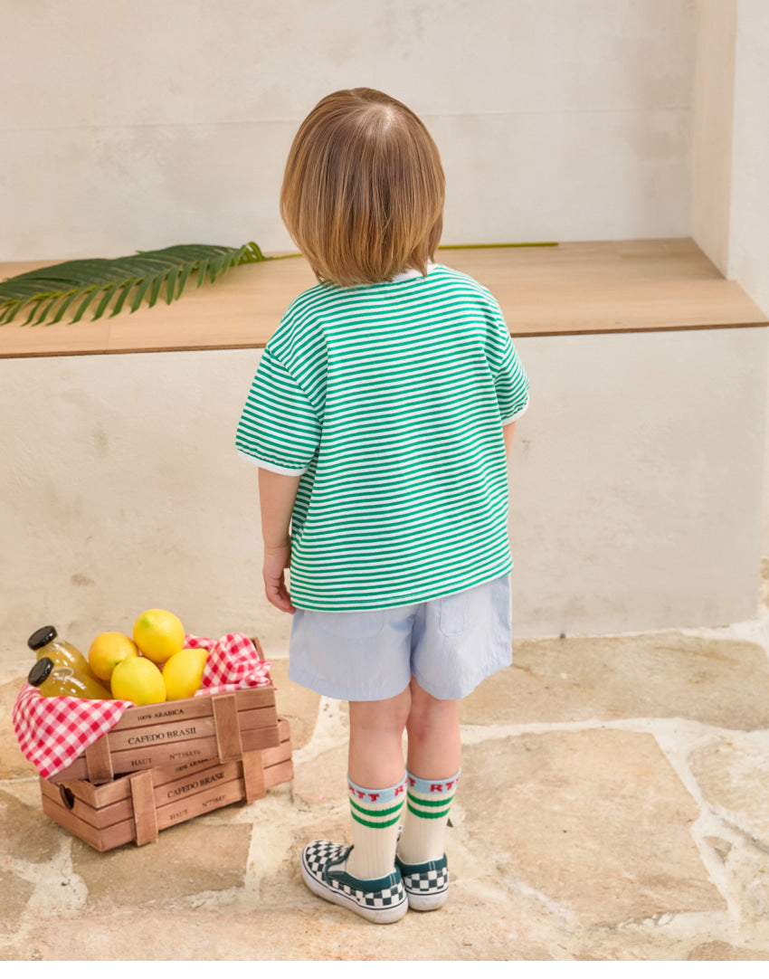 [26S] Tape Trim Shorts