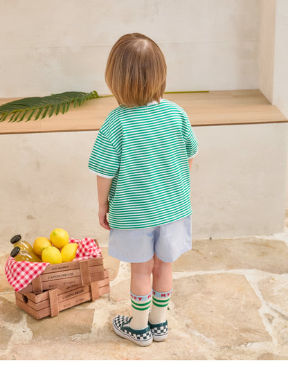 [26S] Tape Trim Shorts