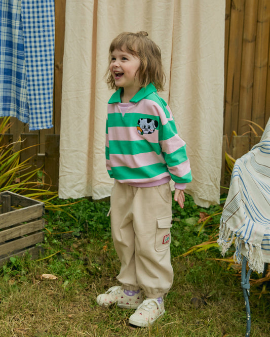 Mini French Terry Cargo Jogger Pants