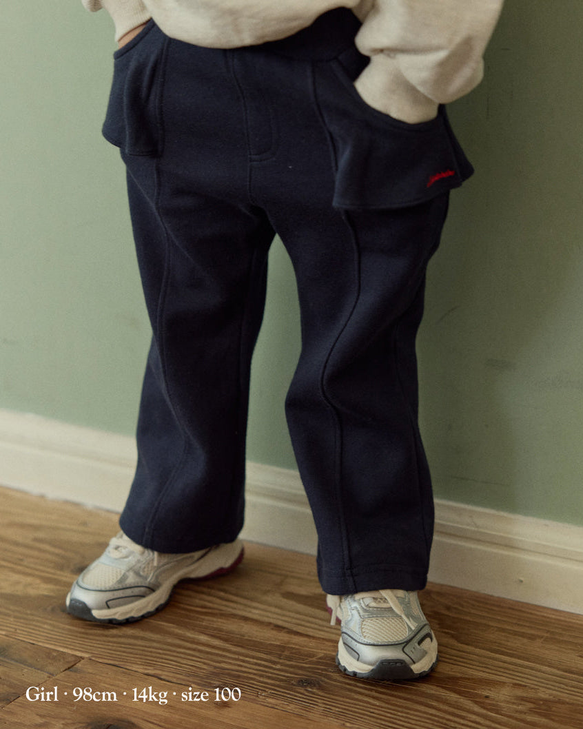[26F] Frill Bootcut Pants