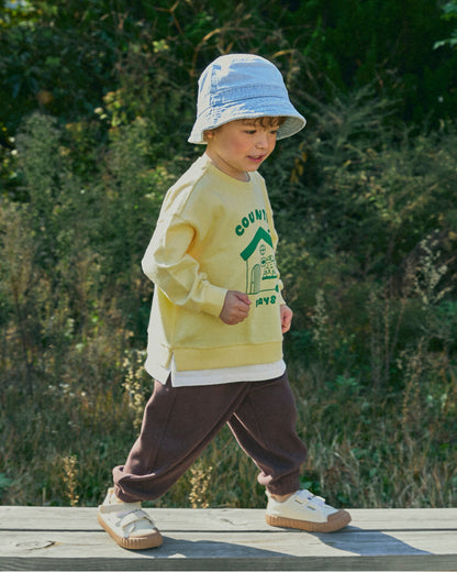 Mini French Terry Layered Sweatshirt