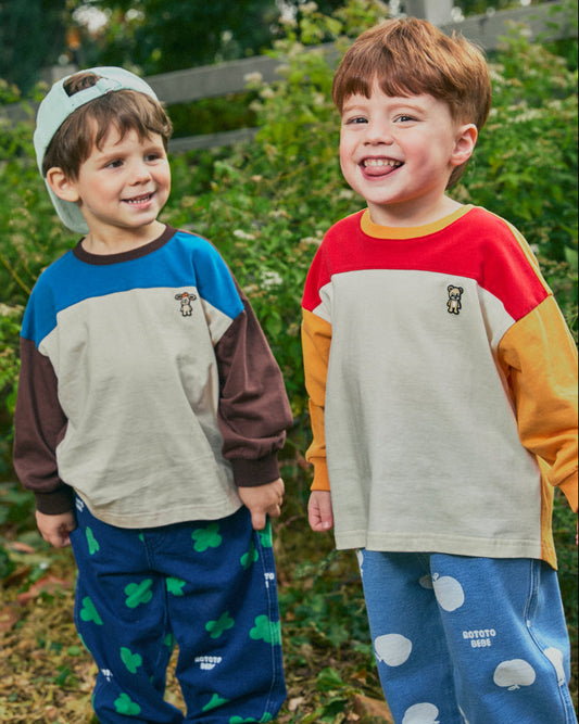 Single Jersey Color-Block T-Shirt